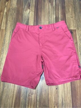 686 Everywhere Collection Men's Red Casual Shorts Size 30